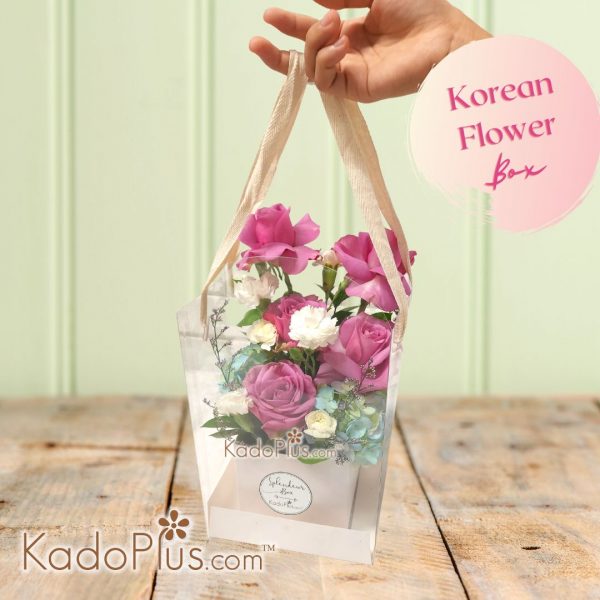 Korean Flower Box - KadoPlus Florist Jakarta