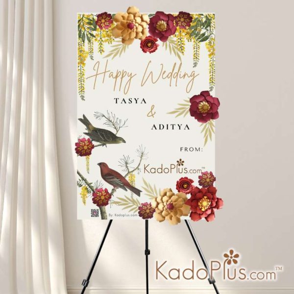 paper flower standing, standing flower paper flower, standing bunga kertas, paper flower jakarta