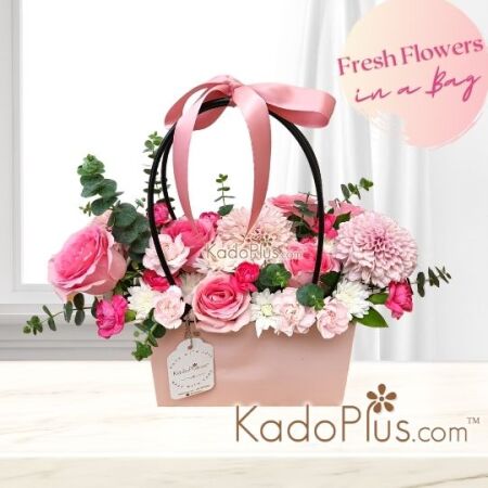 Bunga valentine bunga wisuda Jakarta Bag of Love