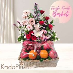 Parcel Buah: Fruity Flowers Basket 3