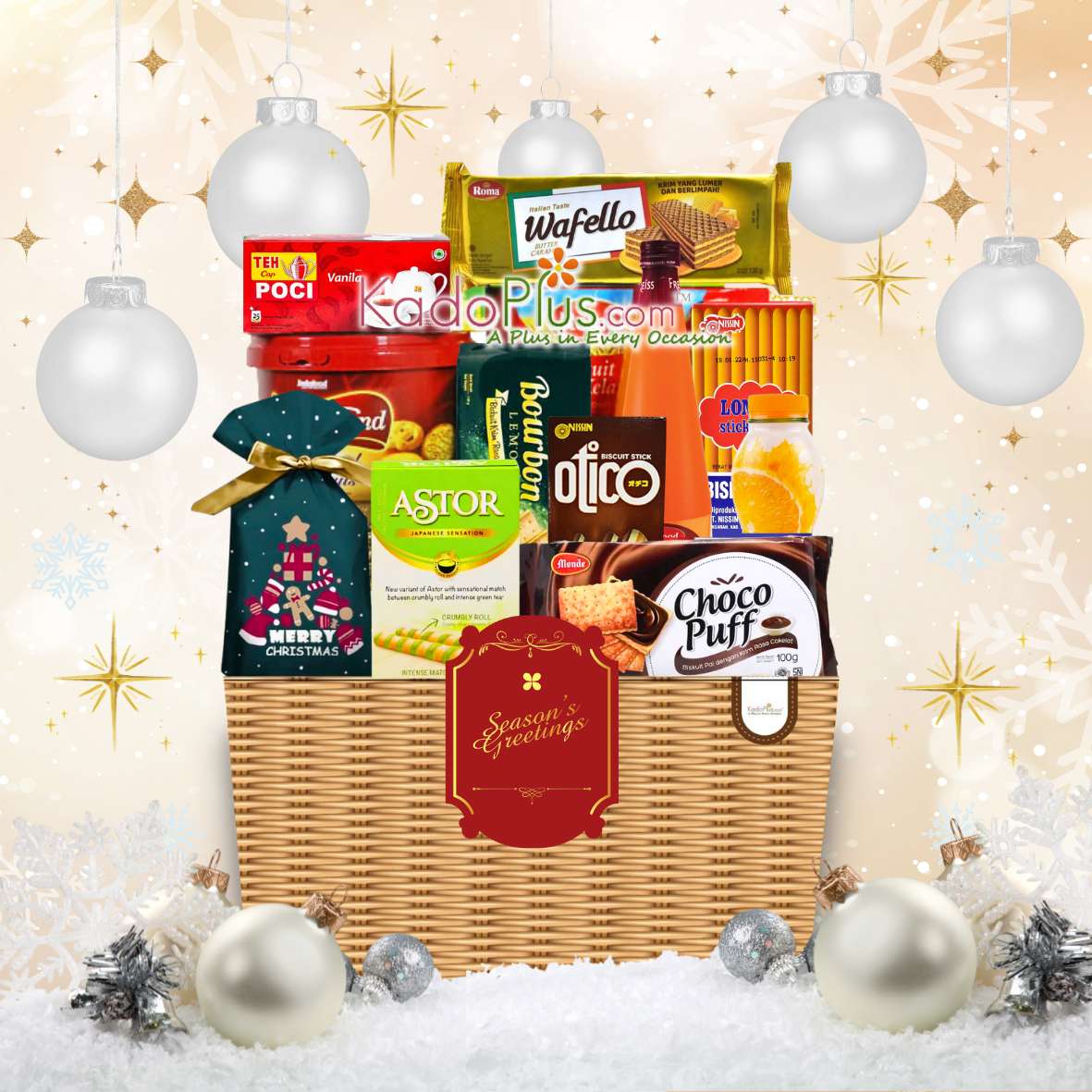 Hampers Natal Meriah 1, Christmas Hampers Jakarta Indonesia, hampers natal murah