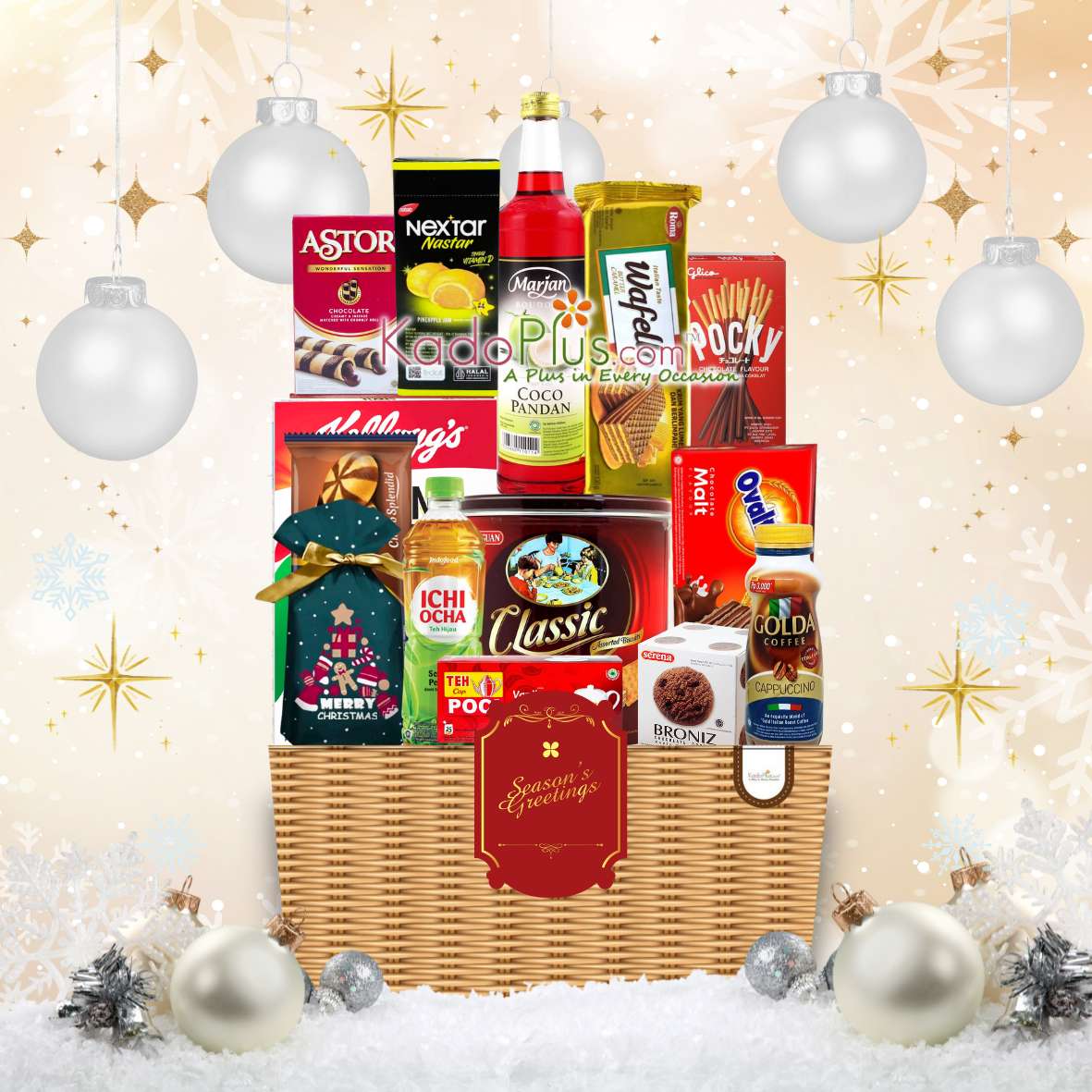 Hampers Natal Meriah 3, Christmas Hampers Jakarta Indonesia, hampers natal murah