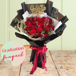 buket bunga mawar valentine 3 buket bunga graduation Jakarta