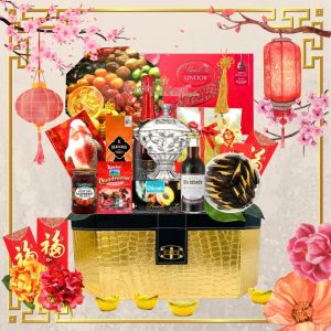 chinese new year hamper crystal kristal Jakarta Indonesia, parcel imlek Jakarta Indonesia. Crystal Luxor Treats 1