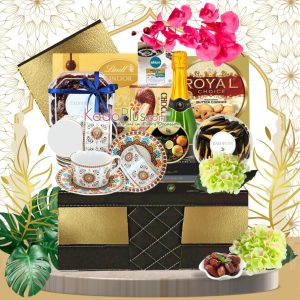 hampers lebaran terbaru tea set. Hampers lebaran parcel lebaran Indonesia Hari Raya gift basket Traditional 1