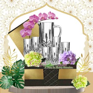 hampers lebaran mewah crystal jug set