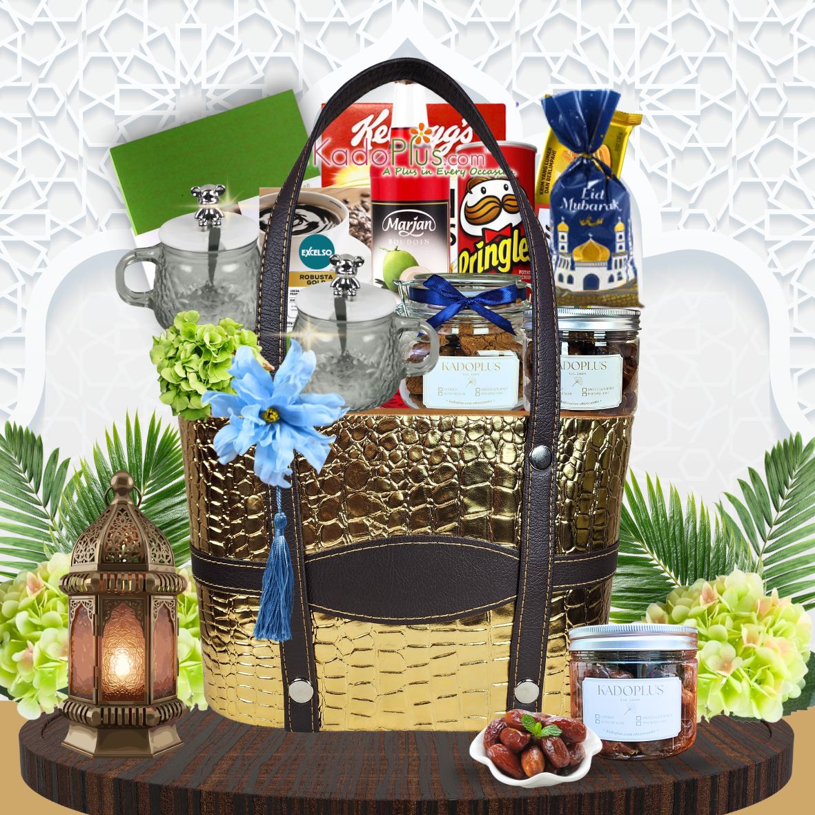 hampers lebaran kue kering kekinian terbaru 2026 Ramadan Delights