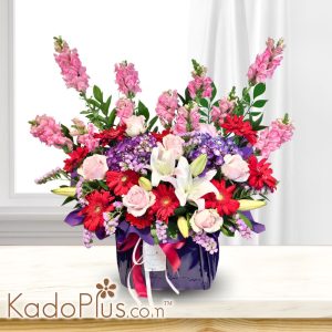 Fresh Flower Table Arrangment - KadoPlus Florist Jakarta Toko Bunga Jakarta