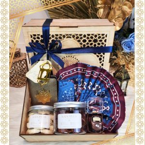 hampers lebaran terbaru tea set cookies. Hampers lebaran parcel lebaran Indonesia Hari Raya gift basket Ramadan blessings 3