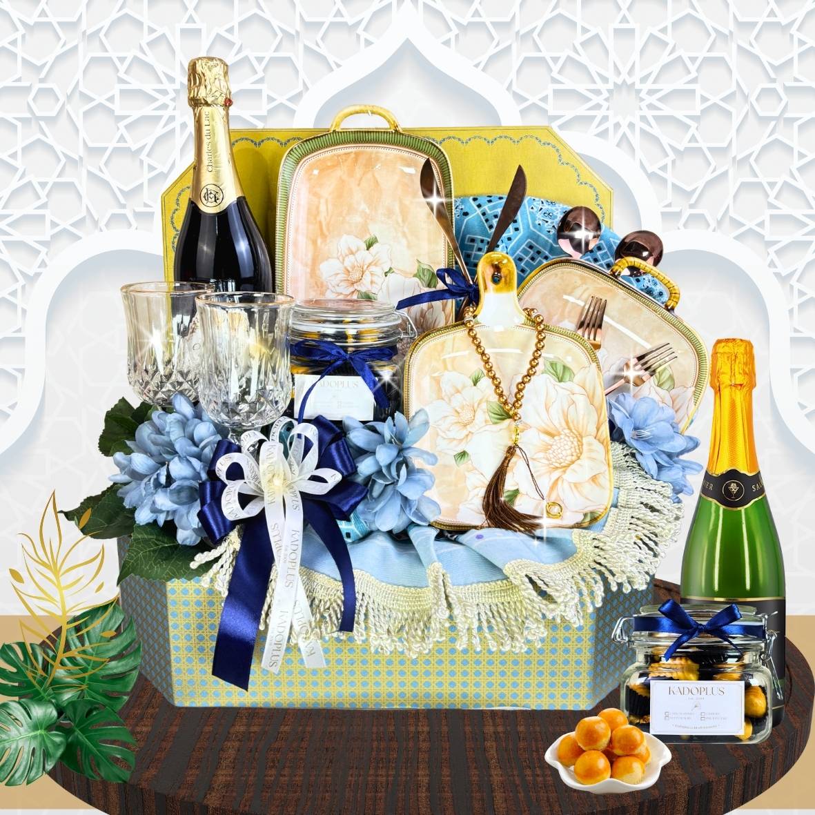 hampers lebaran terbaru kekinian cookies dinner set. Hampers lebaran parcel lebaran Indonesia Hari Raya gift basket Ramadan Treasures 3 2026