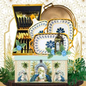 hampers lebaran terbaru dinner set victorious ceramic keramik