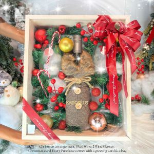 Christmas arrangement christmas flower arrangement Rangkaian Christmas Flower Holiday Toast 3 Christmas Flower