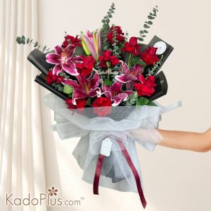 Bunga Valentine Valentine flowers Fresh Flower Table Arrangment - KadoPlus Florist Jakarta Toko Bunga Jakarta Fresh Flower - KadoPlus Florist Jakarta Toko Bunga Jakarta buket bunga valentine buket valentine