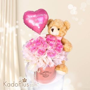 Bunga Valentine Valentine flowers Fresh Flower Table Arrangment - KadoPlus Florist Jakarta Toko Bunga Jakarta Fresh Flower - KadoPlus Florist Jakarta Toko Bunga Jakarta