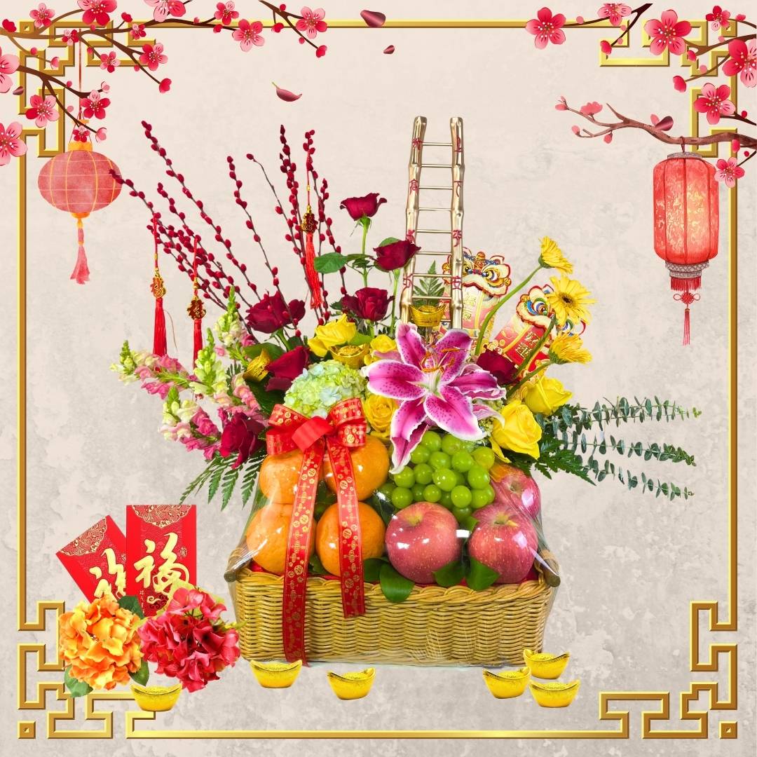 Hampers Imlek, parcel imlek buah, chinese new year hamper Jakarta Indonesia. Chinese new year hamper Jakarta Indonesia. hampers buah imlek 2026 Abundant Health & Wealth