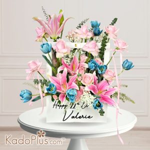 Kado bunga ulang tahun bunga tulip dan lili KadoPlus. Ucapan selamat Grand Opening