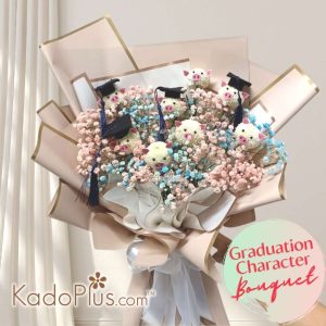 Buket bunga wisuda Jakarta, florist Jakarta same day, toko bunga Jakarta free ongkir, bunga kelulusan murah Jakarta, graduation bouquet Jakarta, kirim bunga hari ini Jakarta buket bunga wisuda unik 2 bright future
