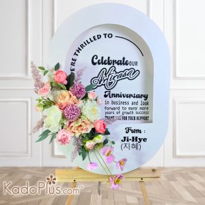Standing Flower Box Artifisial Kadoplus untuk congratulations di Jakarta Jabodetabek.